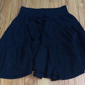 Ruffled Black skirt
